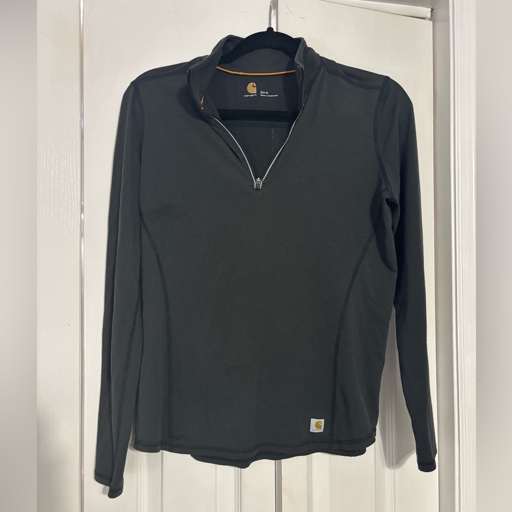 Carhartt Black Quarter-Zip Jacket